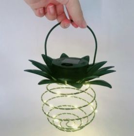 LED Pineapple Swirl Solar Garden Lights