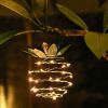 LED Pineapple Swirl Solar Garden Lights