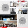 5 Core 5 Inch Ceiling Speaker System White in Wall Speakers 6W Rated Power Indoor Outdoor Speakers Ceiling Mount Surround Sound System - CL 0502