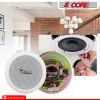 5 Core 5 Inch Ceiling Speaker System White in Wall Speakers 6W Rated Power Indoor Outdoor Speakers Ceiling Mount Surround Sound System - CL 0502