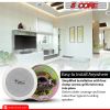 5 Core 5 Inch Ceiling Speaker System White in Wall Speakers 6W Rated Power Indoor Outdoor Speakers Ceiling Mount Surround Sound System - CL 0502